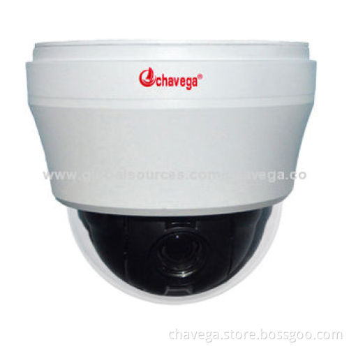 1/3-inch Sony Effio-E CCD 700TVL Mini Auto Motion Tracking PTZ IP Camera with 10x Optical Zoom